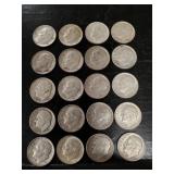 (20) U.S. Silver Dimes