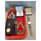 Tray Of Assorted Jewelry