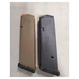 (2) Glock 17 Round 9mm Magazines