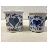 Rowe Pottery Souvenir Crocks