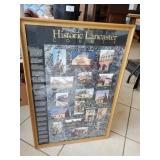 (1) Framed Lancaster, PA. Poster (22"ï¿½32")
