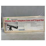 Montgomery Ward 500mm Super Telephoto Lens &