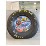 Nascar Tire Sidewall Frame Featuring #24 Jeff