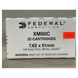 (20) Rounds Of 7.62x51mm Ammo