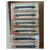 (12) N Scale Freight Teain Cars