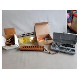 Tray Lot Of Assorted Items Including Screwdriver