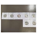 (10) U.S. Silver Quarters (90% Silver)