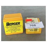 (173) Berger .22 52 Gr. Bullets (As Per Consignor