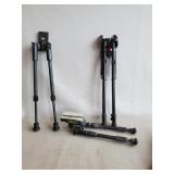 (3) Assorted Rifle Bipods