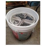 (1) Bucket w/ (6) Trays Of Assorted