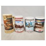 (4) Collector Beer Steins