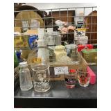 Vintage Glassware, Milk Glass, Shakers