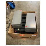 Box Lot With Index File Boxes, Binders