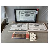 Cornwall & Lebanon R.R. Co. Stock Certificates,