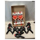 (2) Bessey Angle Clamps, (8) Plastic Spring