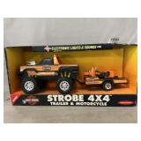 Buddy L Harley-Davidson Strobe 4x4, Teailer &