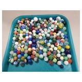 Tray Of Assorted Marbles
