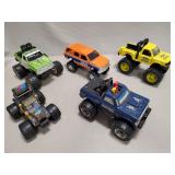 (5) Assorted Toy Trucks