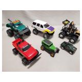 (6) Assorted Toy Trucks