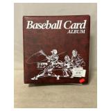 Binder With 1992 Pinnacle Baseball Cards