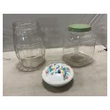 Barrel Pickle Jar (No Lid), Vintage Canister Jar,