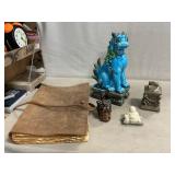 Vintage Japanese Foo Dog, Table Lighter, Mexican