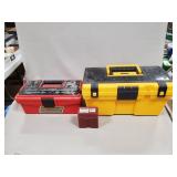 (2) Plastic Storage Boxes w/ Assorted Gun