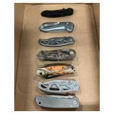 (7) Gerber & Assorted Pocket Knives