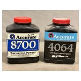Accurate 8700 & 4064 Smokeless Powder (Both