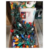Box Lot Of Assorted Christmas Lights