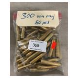 (50) Empty .300 Win. mag. Shells (As Per