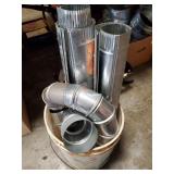 Bucket Of Assorted HVAC Galvanized Steel/Aluminum