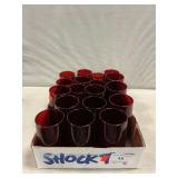 (18) Ruby Red Tumblers
