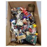 Box Lot Of Assorted Christmas Ornaments & More
