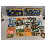 Vintage PA License Plates, 1950ï¿½s Wheaties