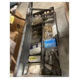 Metal Box Filled w/ Pipe Fittings