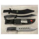 Schrade Machete, Sheffield Rogue Survival Knife