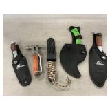 Mossy Oak & Assorted Knives