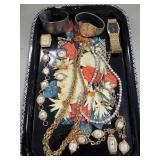 Tray Of Assorted Jewelry/Watches