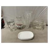 Wengertï¿½s Milk Carafe & Tumbler, Vase, Glass Cube