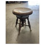 Piano Stool w/Ornate Legs
