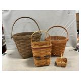 (3) Longaberger Baskets