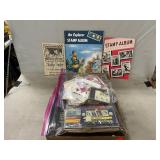 Lot Of Stamps, Albums, Loose