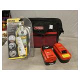 Craftsman Toolbag With Stanley Laser Level, B & D