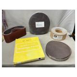 Sanding Discs, Belts, Finishing Sandpaper