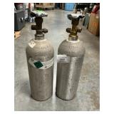 (2) Carbon Dioxide Tanks