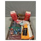 Lot With Marbles, Iridescent Dish, John Wayne