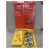 (2) New Milwaukee Band Saw Blade w/Dewalt Saw