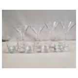(4) Martini Glasses & (4) Old Fashioned/Rock