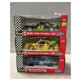 (3) Revell 1/24 Scale Die-Cast Stock Cars
